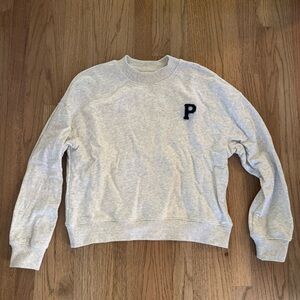 PARKE CHENILLE SHRUNKEN MOCKNECK
SWEATSHIRT
